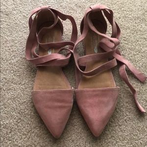 JEFFREY CAMPBELL x FP Pink Flats